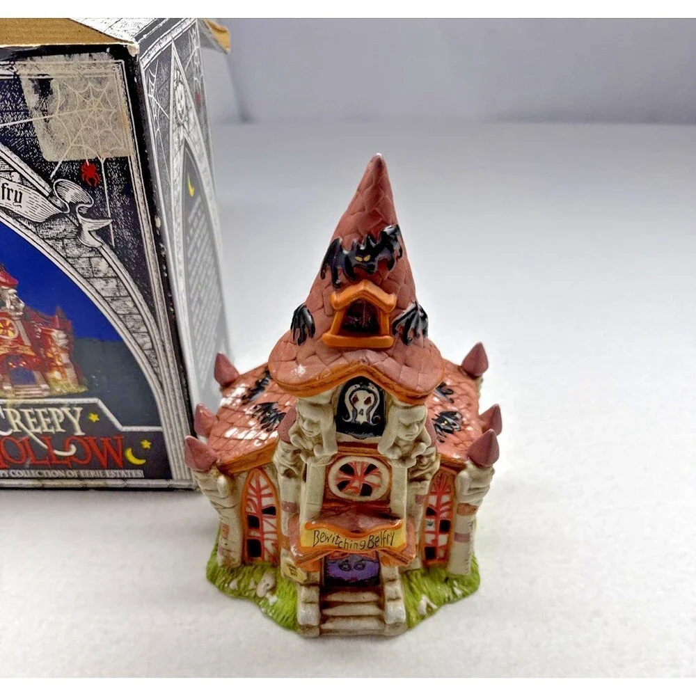 Midwest Cannon Falls Creepy Hollow Bewitching Belfry 1995 Halloween 13355-2 Box